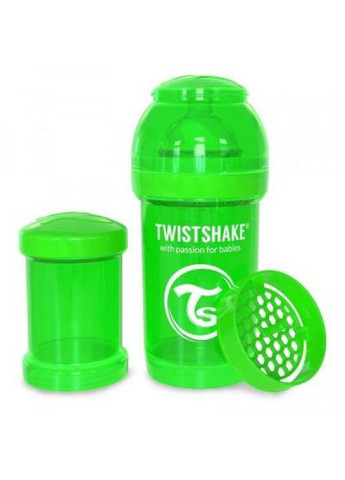 Пляшечка для годування Twistshake антиколиковая 180 мл, зеленая (268142707)