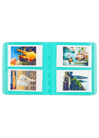 Фотоальбом для Instax Mini 12/11/40/70/90/99/EVO/Link/Liplay Polaroid 300/Z2300 бирюзовый Fujifilm (361784802)