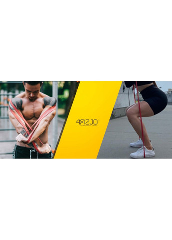 Еспандер-петля Power Band 13 мм 6-10 кг резина для фітнесу і спорту Red (P-5907222931059) 4FIZJO (301671658)