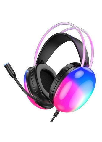 Наушники W109 Plus Rich USB7.1 channel gaming headphones Black Hoco (353497690)