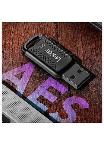 USB флеш накопитель (LJDV400064G-BNBNG) Lexar 64GB JumpDrive V400 Black USB 3.0 (366659212)