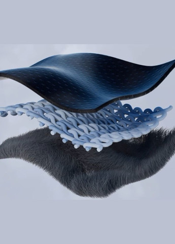 Бандаж для коліна універсальний широкий чорний Umay (317955989)