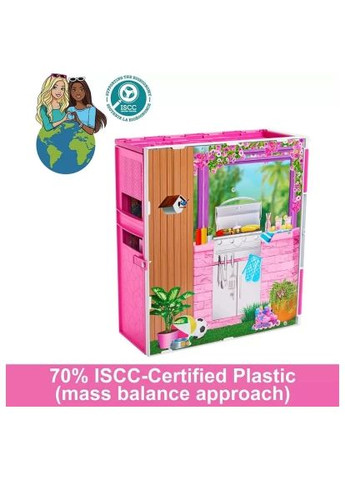 Игровой набор Домик для отдыха (2-этажный) (HRJ76) Barbie Будиночок для відпочинку (2-поверховий) (364661256)