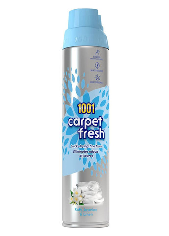 Пена для нейтрализации запахов для ковров и обивки Carpet Fresh Soft Jasmine & Linen 300мл 1001 (279360639)