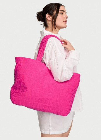 Пляжная сумка Terry Tote розовая Victoria's Secret (292482726)