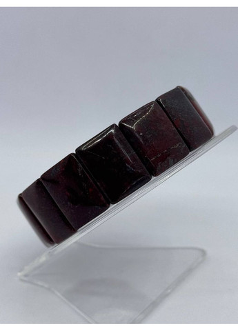 Браслет из яшмы 18 см Красный No Brand (361319802)