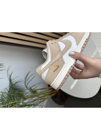 Кросівки жіночі і чоловічі Nike SB Dunk Low Sail Beige | Найк СБ Данк низькі бежеві No Brand бежеві демісезони (392680764)
