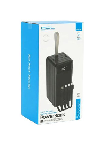 Powerbank 80000mAh Lighting Black Box ( PW-94) ACL (363837967)