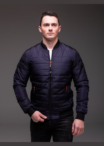 Темно-синя демісезонна вітровка No Brand