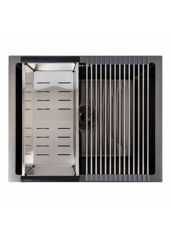 Кухонная мойка PVD черная СМ 54*44 Handmade (монтаж под столешницу) Valeso (336932401)