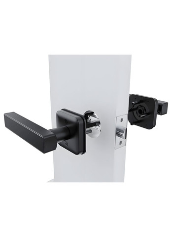 Розумний біометричний замок для дверей Hand 2 чорний PES (347324685)