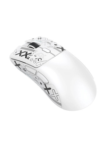 Ігрова бездротова мишка R1 (RGB) (59g) (PAW3311) Білий ATTACK SHARK (327416777)