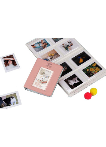 Фотоальбом для Instax Mini, Liplay, Polaroid 300, Z2300, SHARE SP-1, SP-2, link, light pink 64 Fujifilm (365721971)