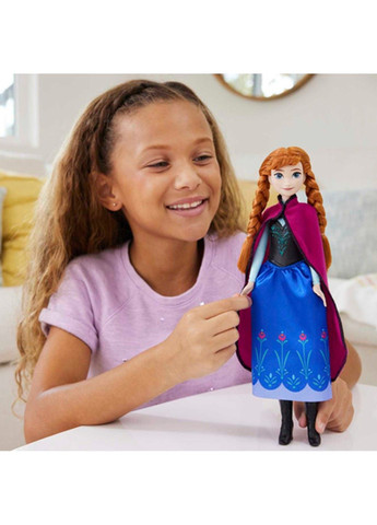Кукла-принцесса Анна из м/ф "Холодное сердце" в накидке (HLW49) Disney Frozen (335401048)