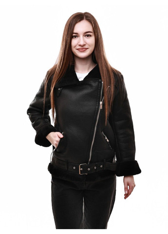 Чорна демісезонна куртка зимова жіноча No Brand