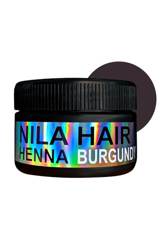 Набір Hair Fluid Сироватка для росту волосся, 10 мл + Хна для волосся Бургундія (Burgundy), 100 г Nila (335877638)