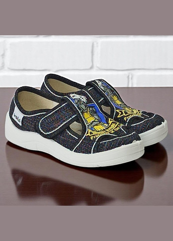 Ортопедичні тапочки капчики на липучці для хлопчика змінне взуття в садочок Валді Waldi (332183215)