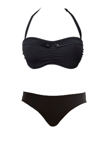 Черный летний купальник раздельный 3329-3871 бандо Freya Fever