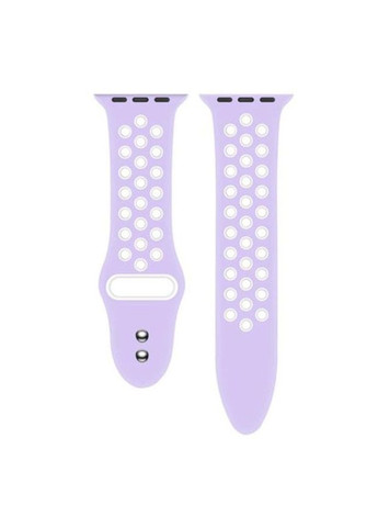 Спортивный ремешок с перфорацией для Apple Watch 38mm / 40mm / 41mm - Purple&White Primo (333720270)