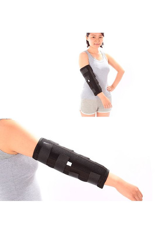 Фіксатор ліктя тутор на лікоть 7082 з ребрами жорсткості ліктьова шина 3 шт. Lesko (356499543)