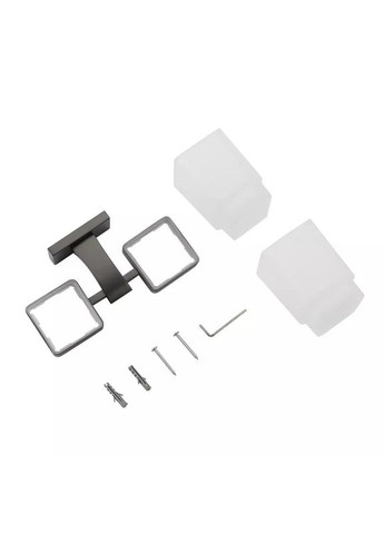 Двойной стакан для щеток G0708-9, оружейная сталь. GAPPO (371881674)