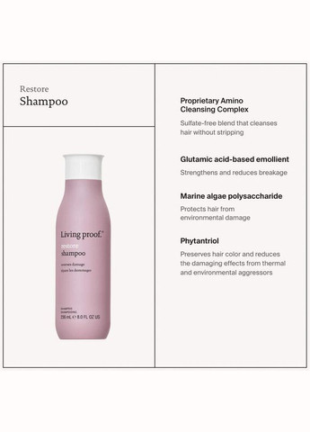 Шампунь Restore Shampoo 60 мл (2462246592) Living Proof (324031777)