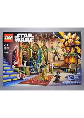 Новорічний адвент календар 2025 ЛЕГО Зоряні війни Оригінал Star Wars Advent Calendar 2025 Lego (365251663)