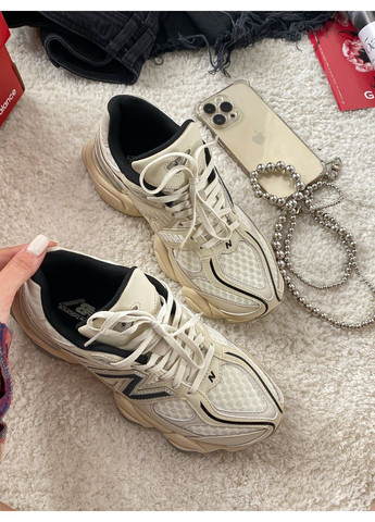 Кросівки жіночі і чоловічі New Balance 9060 beige | Нью Беланс 9060 бежеві No Brand бежеві демісезони (349508257)