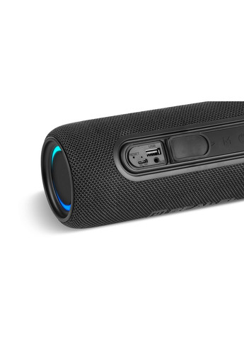 Колонка X-715 Black (10Вт, Bluetooth, USB, RGB, TWS, Type C, 2000мА*год) Real-El (333824445)