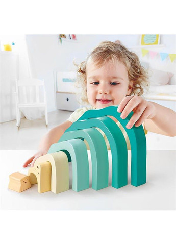 Деревянная пирамидка Мишка (E0490) Hape (331174046)