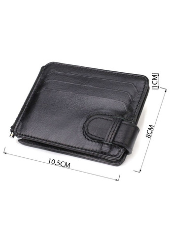 Классический надежный зажим для денег из натуральной гладкой кожи 21939 Canpellini (329198251)