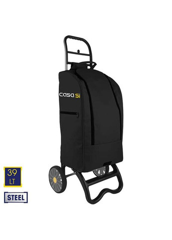 Хозяйственная сумка-тележка Partner 40л Black (DAS302426) Casa Si (332653215)