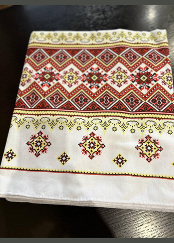 Скатертина з українським орнаментом гіпоалергенна 150х110 см Білий (П4КЕ05018-5) No Brand (306633845)