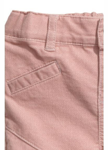 Розовые повседневный, кэжуал демисезонные зауженные брюки H&M