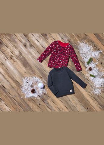 Футболка-лонгслів з начосом для дівчинки LIDL 427345 темно-синій Lupilu (301671446)