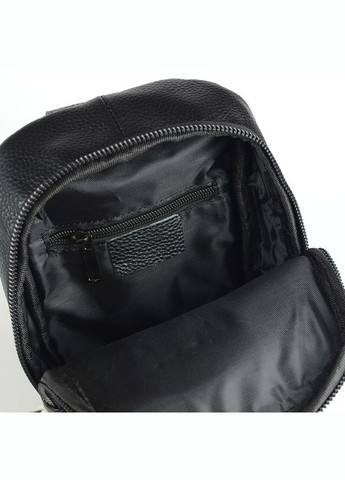 Чоловіча шкіряна сумка нагрудна слінг на одне плече з натуральної шкіри No Brand (305833993)