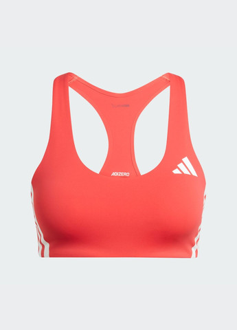 Червоний бра adizero run medium support adidas поліамід