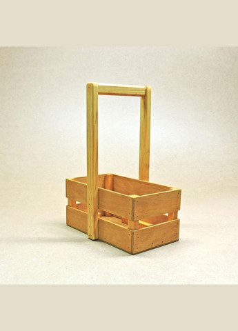 Подарочная корзинка из дерева Шелли 15х26 карри (ПДК-0022203) No Brand (328909767)