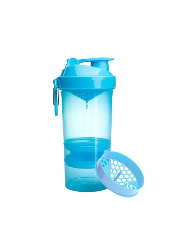 Шейкер спортивный Original2GO 600ml Neon Blue (A-012491) SmartShake (308460382)
