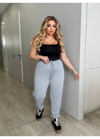 Спортивні штани жіночі трикотажні джогери No Brand (360772479)