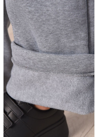 Спортивні штани жіночі на флісі темно-сірого кольору Let's Shop (369363866)