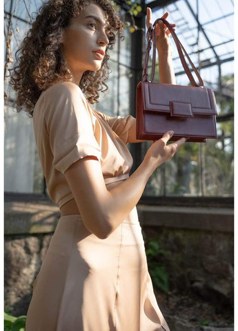 Жіноча шкіряна сумка Kelly бордова The Wings (348358774)