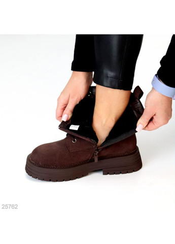 Зимние зимние ботинки Helen из натуральной замши