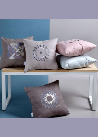 Подушка декоративная Rain Simplicity с вышивкой м'ята IDEIA (315146397)