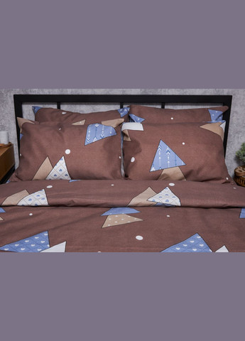 Комплект постільної білизни Микросатин Premium «» Сімейні 160х220х2 наволочки 2х70х70 (MS-820005072) Moon&Star Amber Dream (293148077)