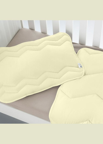 Ковдра дитяча в ліжечко Comfort ТM PAPAELLA 100х135 см зигзаг/молоко IDEIA (275869767)