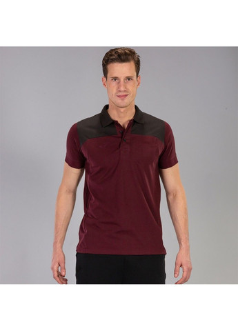 Поло POLO SHIRT WINNER II COTTON BURGUNDY-BLACK S/S бордовий,чорний Joma (333961832)