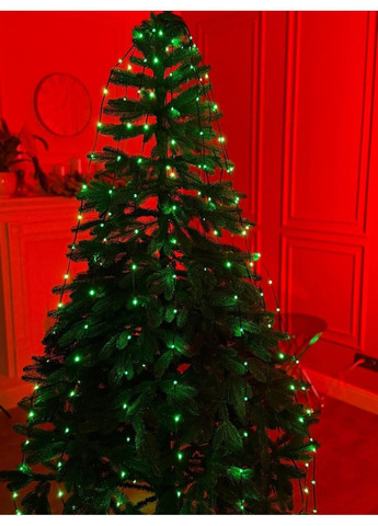 Умная гирлянда Smart 250 LED длина 2,5 м с управлением со смартфона зеленая, мультиколор 1733043GR No Brand (362502956)