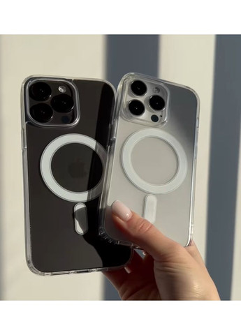 Чохол Magsafe на 14 PRO MAX Clear case Magnetic для айфон 14 ПРО МАКС магнітний No Brand (366890075)