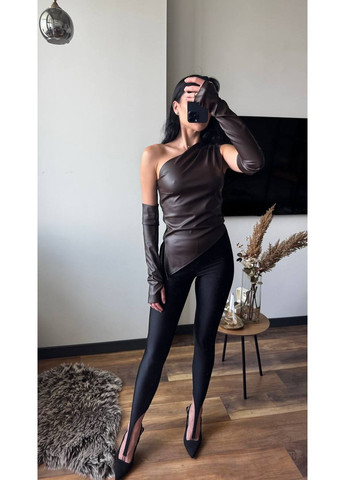 Топ с перчатками из эко кожи 💫💫💫 Україна (369563153)